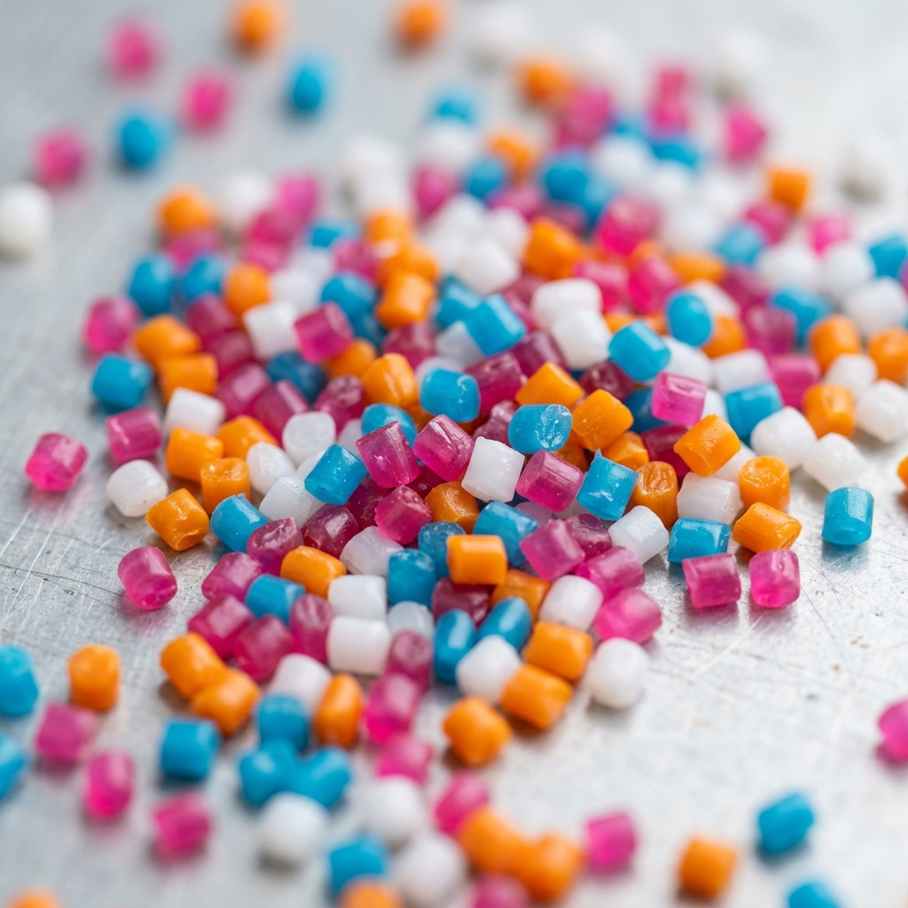 Colorful Polymer Granules